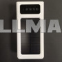 Портативний зарядний пристрій Power Bank YM-309 30000mAh Solar з LED дисплеєм 2 USB